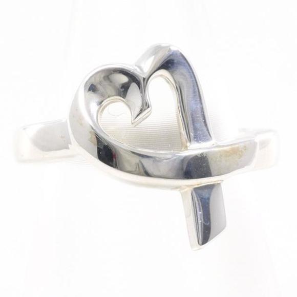 Tiffany Loving Heart Silver Ring Total weight approx. 4.5g - Picture 1 of 7